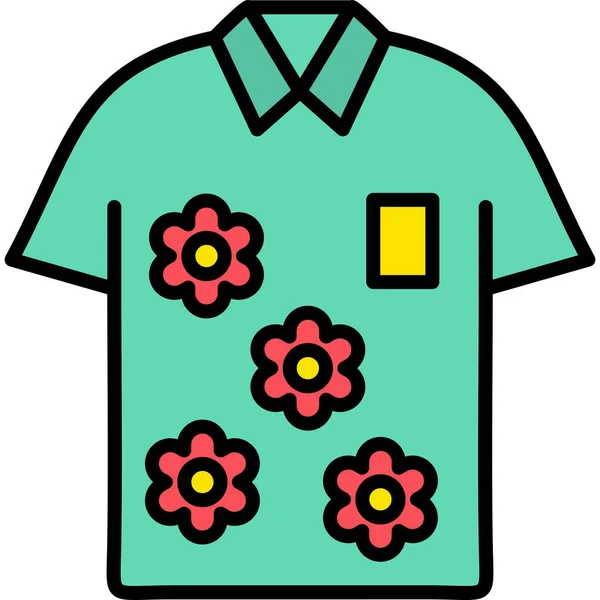 Camiseta Icono Moderno Ilustración Vectorial — Vector de stock