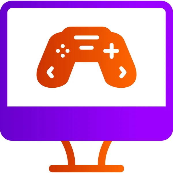 Gaming Icon Concept Vector Illustration — Stock Vector