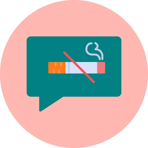 タバコの日 シンプルなウェブアイコンシンプルなイラスト — ストックベクタ