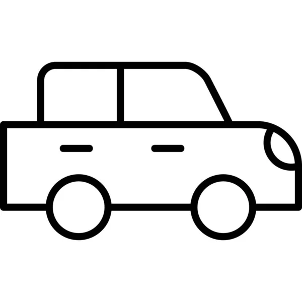 Современная Икона Автомобиля Векторная Иллюстрация — стоковый вектор