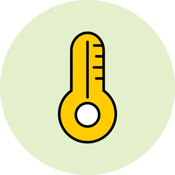 温度計アイコンベクトルイラスト — ストックベクタ