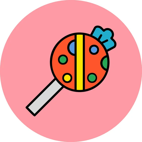 Lollipop Ikone Moderne Design Illustration — Stockvektor