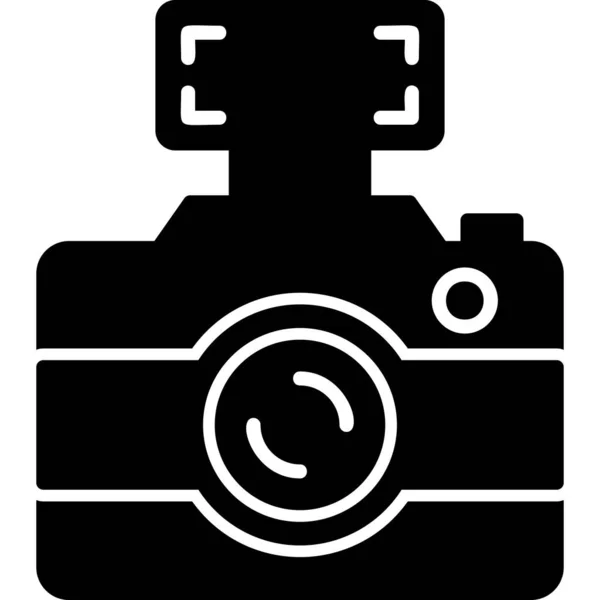 Camera Web Icon Simple Illustration — Stock Vector