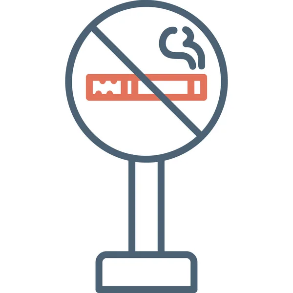 Smoking Modern Vector Icon Illustration — Stock vektor