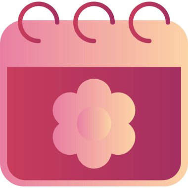 Sakura tarihi modern simge, vektör illüstrasyonu