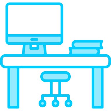 masa web simgesi basit illüstrasyon