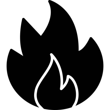 fire flame icon. web illustration