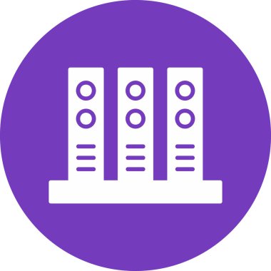 Arşivler. Web simgesi basit illüstrasyon