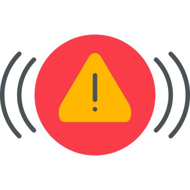 uyarı simgesi vektör illüstrasyonu