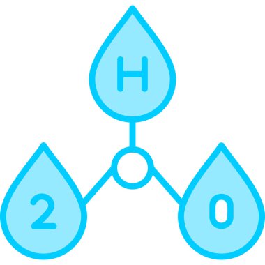 Su damlası. Basit resimleme