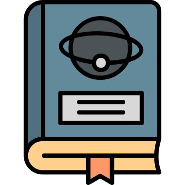 Astronomi. Web simgesi basit illüstrasyon