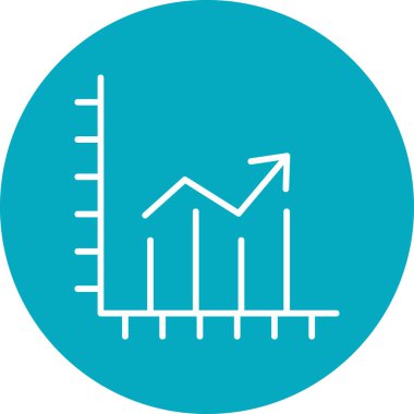 Büyüme simgesi, modern tasarım illüstrasyonu