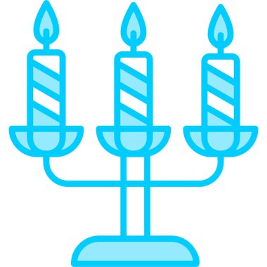 Mum simgesi vektör illüstrasyonu