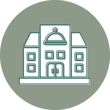 Restoran modern simgesi, vektör illüstrasyonu