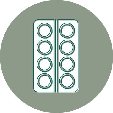 İlaç simgesi vektör illüstrasyonu