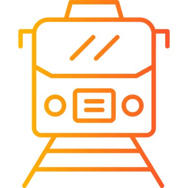 Train modern vector icon illustration