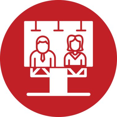 Seçim web simgesi basit illüstrasyon