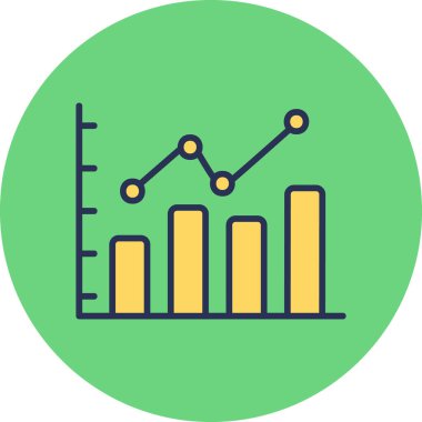 bar chart. simple web illustration