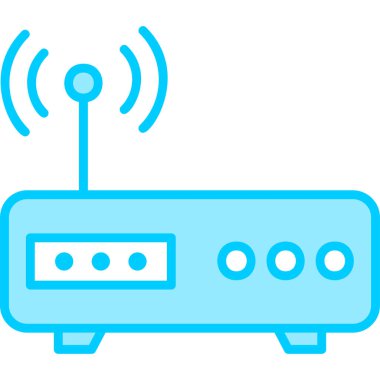 Modem. Web simgesi basit tasarım
