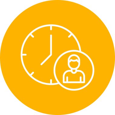 Time Manager icon modern vector illustration