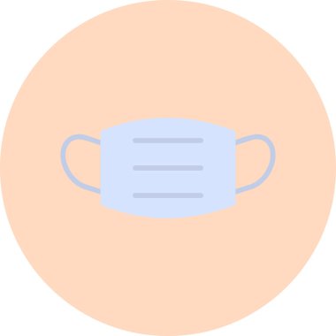 Tıbbi maske. Basit tasarım