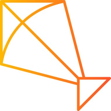 Uçurtma. Web simgesi basit tasarım 