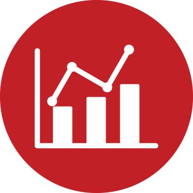 grafik ikonu vektör illüstrasyonu 