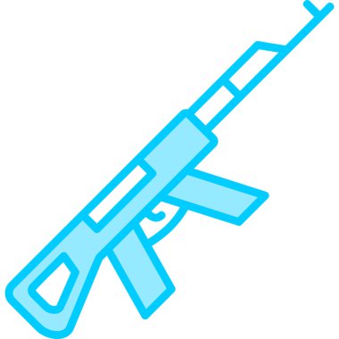Ak47 icon modern vector illustration