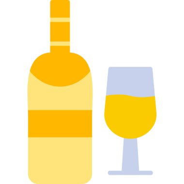 meyve suyu simgesi, vektör illüstrasyonu 