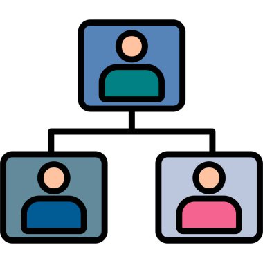 Ağ modern simge vektör illüstrasyonu