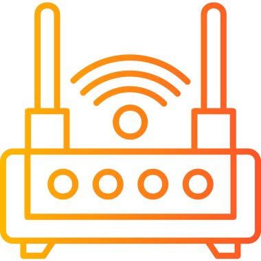 Wifi Router modern vector icon illustration