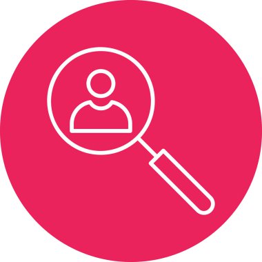 Ara. Web simgesi basit illüstrasyon 