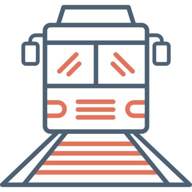 Train modern vector icon illustration