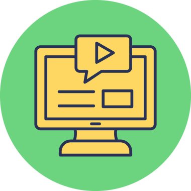 seo modern simgesinin vektör illüstrasyonu