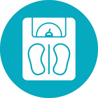 Weight Scale icon modern vector illustration