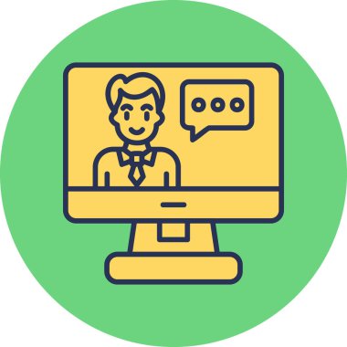 seo modern simgesinin vektör illüstrasyonu