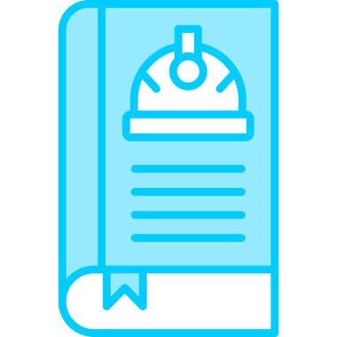 Kitap simgesi, modern tasarım illüstrasyonu