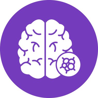 Brain Cancer modern vector icon illustration