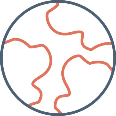 Dünya simgesinin vektör illüstrasyonu