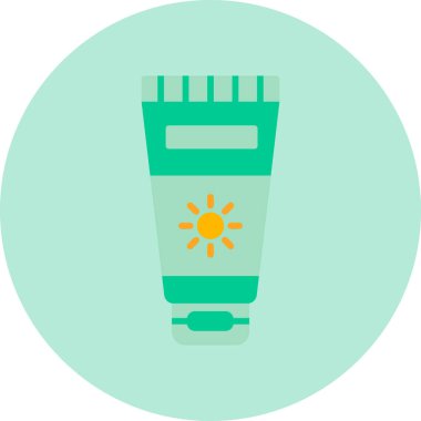 Dondurma ikonu vektör illüstrasyonu