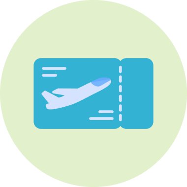 Biniş kartı tasarımı, vektör illüstrasyonu  