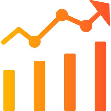 Grafik Analitiği. Web simgesi basit illüstrasyon
