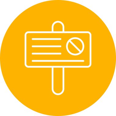 Modern simgeyi, vektör illüstrasyonunu protesto et