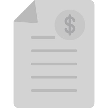 Alışveriş Faturası Vektör belgesi simgesi