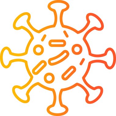 Virus icon modern vector illustration 