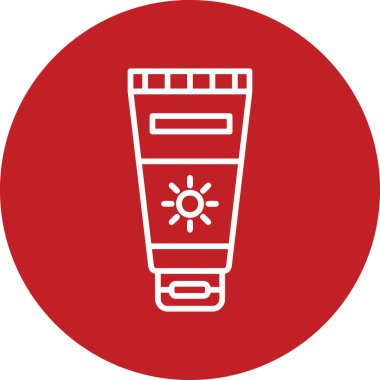 Dondurma ikonu vektör illüstrasyonu