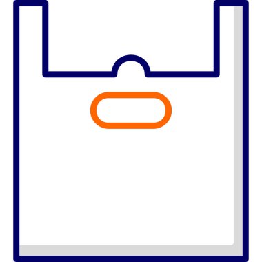vector illustration of plastic bag