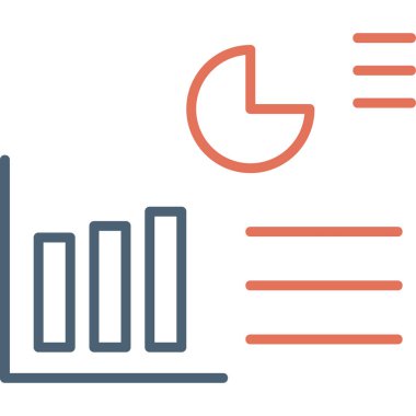 grafik ikonu vektör illüstrasyonu 