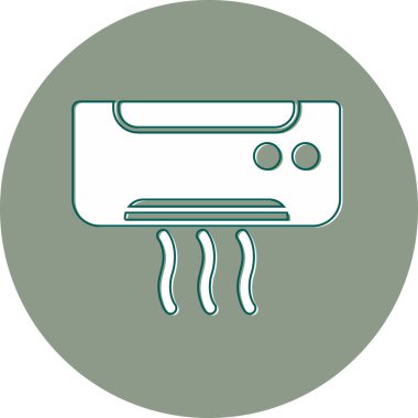 Klima. Web simgesi vektör illüstrasyonu