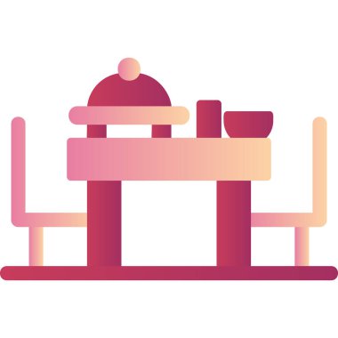 Modern simge, vektör illüstrasyonunu kutla